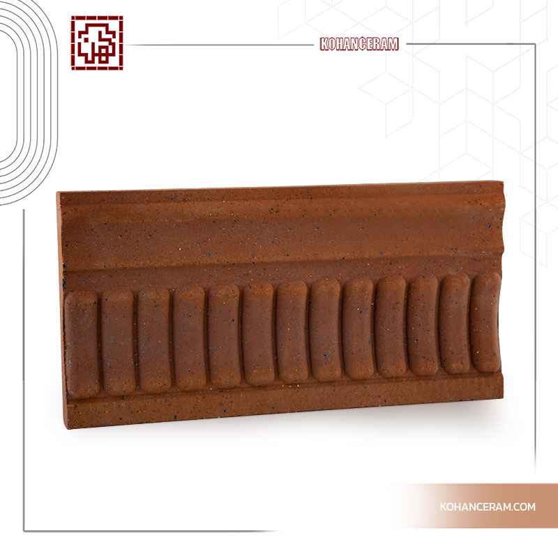 293 آجر دیواره سمیرم کد 2 طرح رومی سایز 2/7×40×20 - تصویر 1